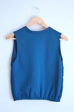 Load image into Gallery viewer, Blue Wool Blend Vest | S
