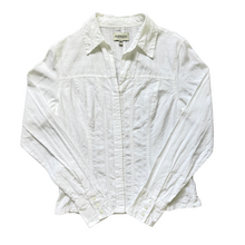 Load image into Gallery viewer, Vintage 1990s Maryk &amp; Co. Corset Style Long Sleeve Cotton Shirt | Medium
