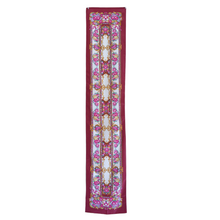 Load image into Gallery viewer, Long Rose Print &quot;Silk&quot; Scarf
