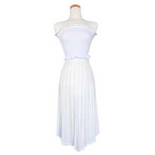 Load image into Gallery viewer, Patapouf White Pleated Skirt | Medium
