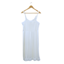 Load image into Gallery viewer, White Lace Trim Nightgown / Slip Dress | XS-S
