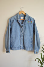 Load image into Gallery viewer, Up-Cycled Ornate Beetle Denim Jacket | M
