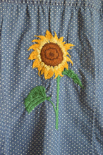 Load image into Gallery viewer, Up-Cycled Sunflower Denim Shirt | L
